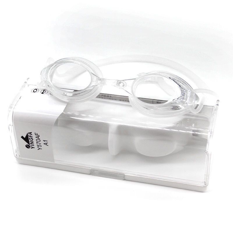 【 Seleção de várias cores 】 Yingfa Professional Racing Tipo Y570AFM Óculos de neblina para treinamento de competição, anti UV, natação para miopia_voghion.com