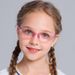 2234 New TR90 Colored Flat Light Non degree Children's Primary School Glasses Frame Cross Mirror Style_voghion.com
