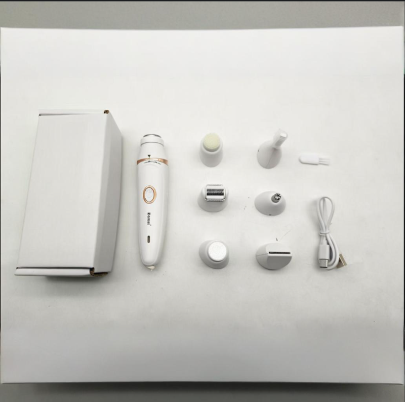 Epilator Multifunctional Shaver Seven In One Full Body Wash Set KM Hair Removal Device_voghion.com