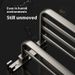 Luxury Foldable Bathroom Set – Gunmetal Grey Aluminum Towel Rack & Shelf Combo (No-Drill Wall Mount, Space-Saving Design)_voghion.com