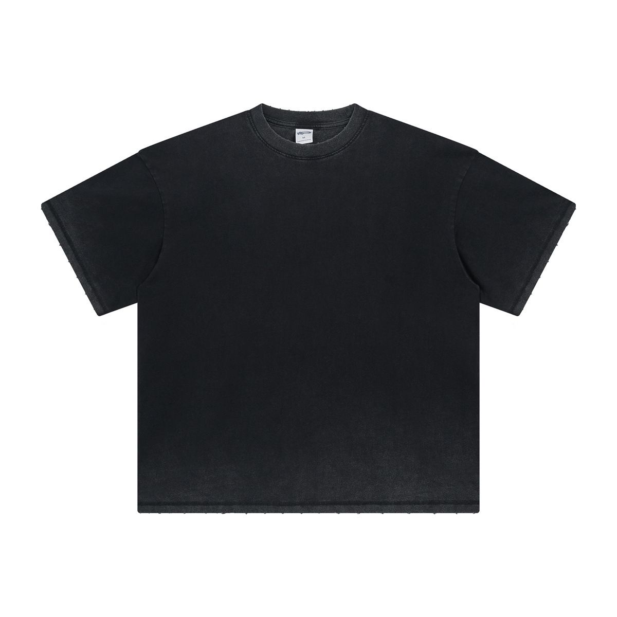 Men's Spring And Summer New Product 275g Reverse Fried Colored Old Fried Edge Washed Men's T-Shirt Trendy Brand Retro T_voghion.com