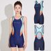 One piece professional training, racing, conservative women's swimsuit, high-end feel, 2024 new model_voghion.com