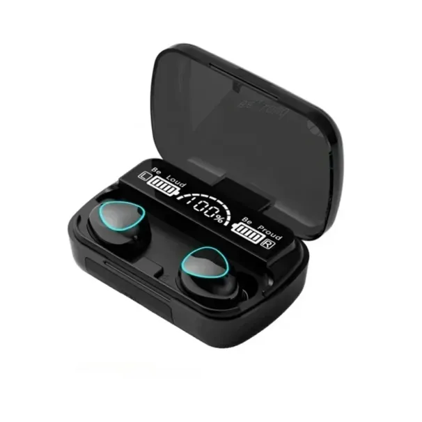 10 Wireless Bluetooth Headset With Charging Box For Phone Noise Cancelling Mic Earbuds LED Display Headphones Sport_voghion.com