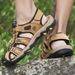 2025 Plus Sommer-Sandalen aus Rindsleder mit oberer Schicht, Strandsport- und Freizeitschuhe mit Zehenkappe für Herren, atmungsaktive Outdoor-Schuhe_voghion.com