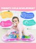 1pc Inflatable Tummy Time Mat, Infant Water Play Mat For 3-24 Months Baby, Strengthens Baby Muscle, Portable Pink Baby (Random Floating Sea Creatures_voghion.com