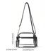 Transparent For Women PVC Waterproof Summer Shoulder Multi-color Multi-pocket Crossbody Bag_voghion.com