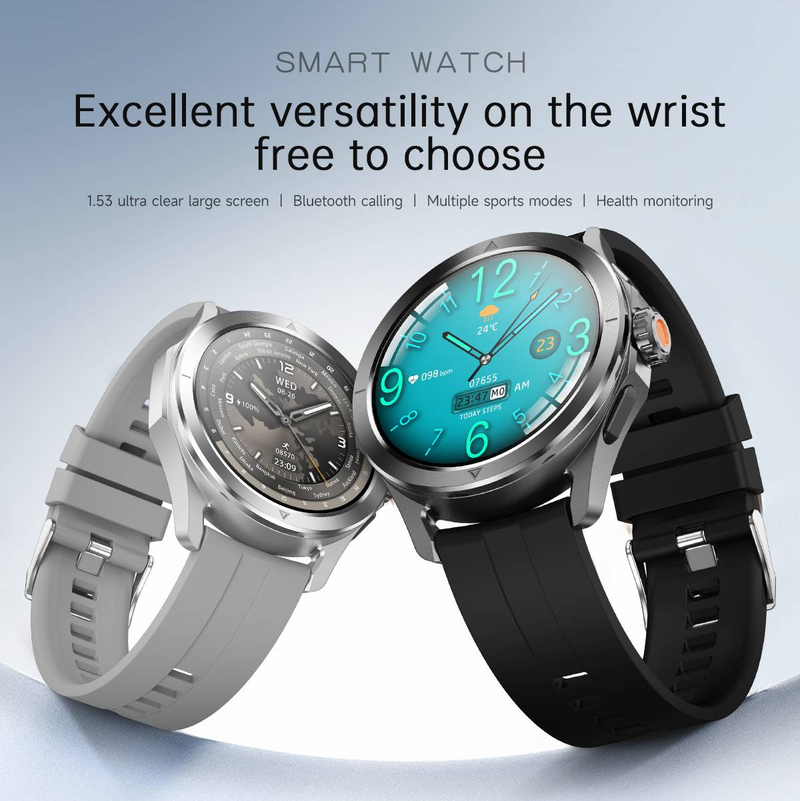 New For Xiaomi S4 Ultra Max Smart Watch Men NFC Smart Watch Men Screen Heart Rate Bluetooth Call IP67 Waterproof Man Smartwatch_voghion.com
