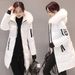 Women's Clothing new winter Korean style fashionable mid length cotton coat for women large size slim hooded coat women's cotton padded jacket_voghion.com