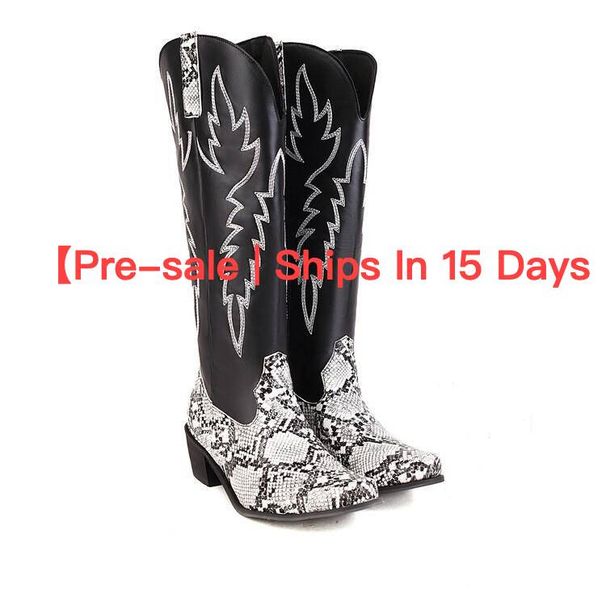 【Vorverkauf | Versand in 15 Tagen】 Damen-Modische Stiefel in Übergröße mit runden Köpfen und hohen Absätzen_voghion.com