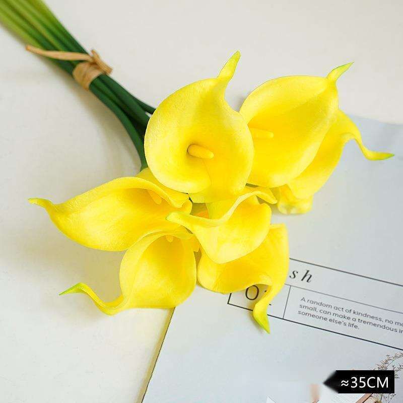 PU High End Mini Künstliche Touch Hufeisen Lotus Simulation Blume Dekorative Prop_voghion.com