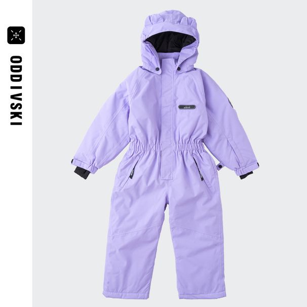 "Geïsoleerd sneeuwpak voor kinderen - waterdicht en winddicht eendelig skipak voor jongens en meisjes (Aurora/Paars/Alfabet/Bliksem, 100-140 cm)"_voghion.com
