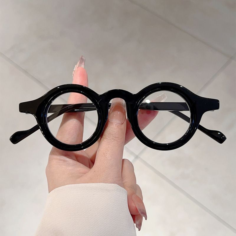 Hot Selling Personalized Niche Round Frame Anti Blue Light Glasses For Men And Women, Korean Version, Can Be Paired With_voghion.com