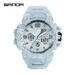 Sporty Digital Analog Watch With LED Backlight, Waterproof, Shockproof, Alarm - Multiple Color Options Creative Multi Function Watch_voghion.com