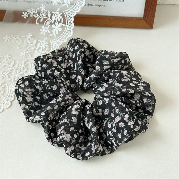 Fasce per capelli da donna in chiffon, grandi e rinfrescanti, stile estivo, bouquet floreale in tessuto per capelli, fiore per capelli a rete per coda di cavallo_voghion.com