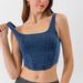 Nouveau gilet de sport de yoga en denim pour femmes, élastique en forme de U amincissant et beau dos, haut de fitness à séchage rapide pour vêtements d'extérieur_voghion.com