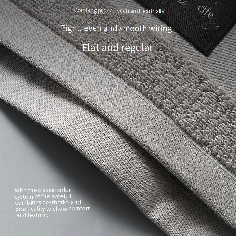 Serviettes visage en coton Choiceness - Séchage rapide, lot de 4_voghion.com