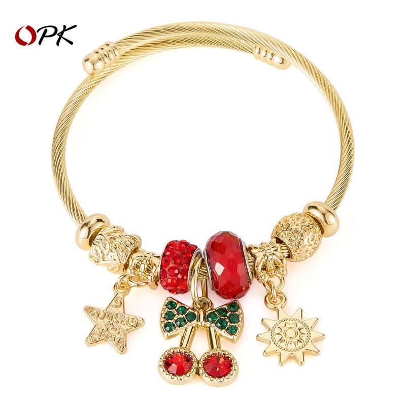 Verstellbares Perlenarmband für Damen mit Stern- und Sonnendesign – Boho-Chic-Accessoire aus Edelstahl für den Alltag_voghion.com