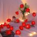 Romantic Rose String Lights – Adjustable LED Floral Fairy Lights With 4CM/6.5CM Roses, USB/Powered Options (IP43 Waterproof, Shatterproof)_voghion.com