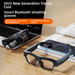 U.SEA XV18 Smart Bluetooth Glasses With 4K Camera, Interchangeable Prescription Lenses, 256GB Memory, Touch & Button Control_voghion.com