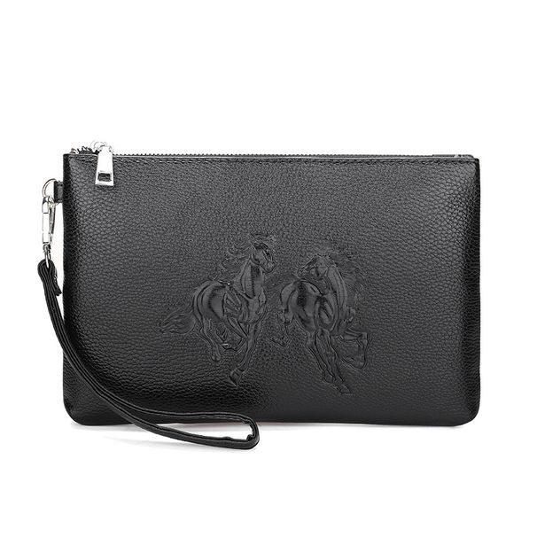 Trendy 2024 New Street Trend Handheld Mobile Phone Men's Shoulder Crossbody Bag, Zero Wallet_voghion.com
