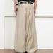 Unisex American Vintage Double-Pleat Trousers - Relaxed Fit Scythe Hem Pants With Clean Aesthetic & Fluid Drape_voghion.com