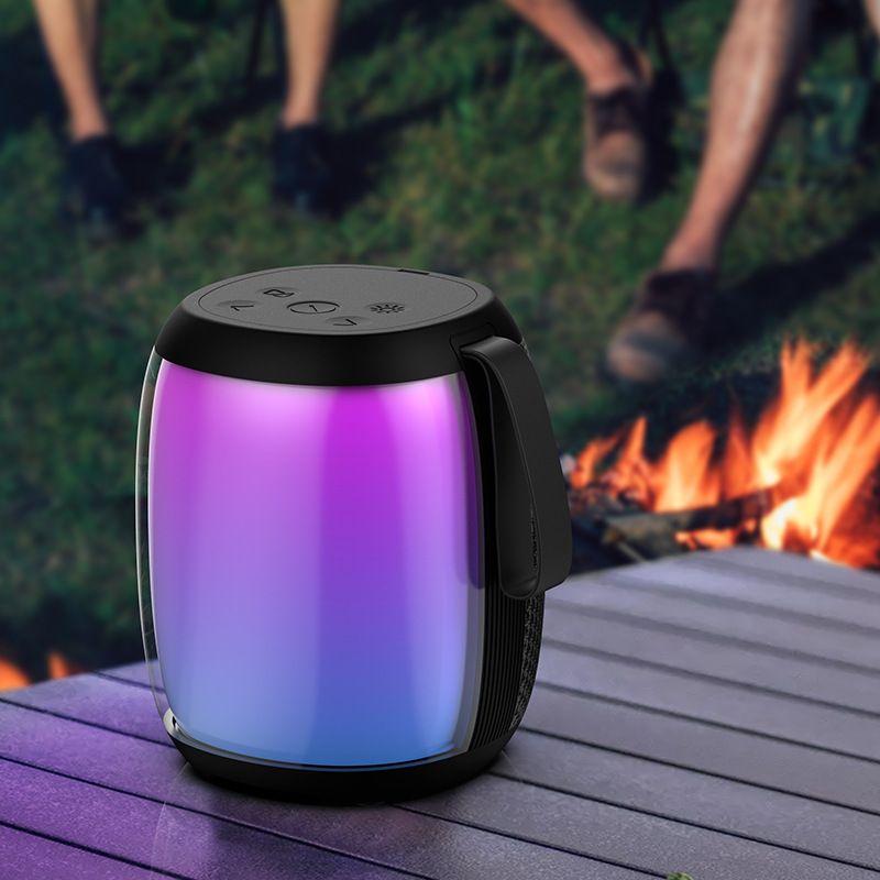 Bluetooth Speaker Outdoor Portable Card Mini Wireless Karaoke Integrated Microphone Speaker_voghion.com
