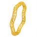 Fashion Women's Open Hollowed-out Vintage Cut Silk Sargent Gold Wedding Bracelet_voghion.com