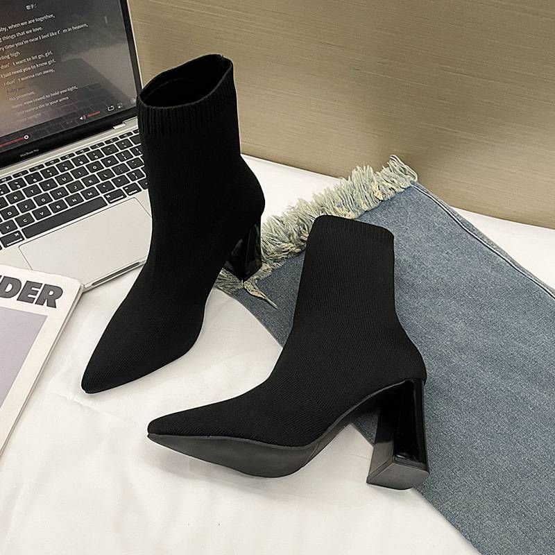 Französische Stiefeletten mit hohem Absatz für Damen: 25 neue Modelle für Frühling und Herbst_voghion.com