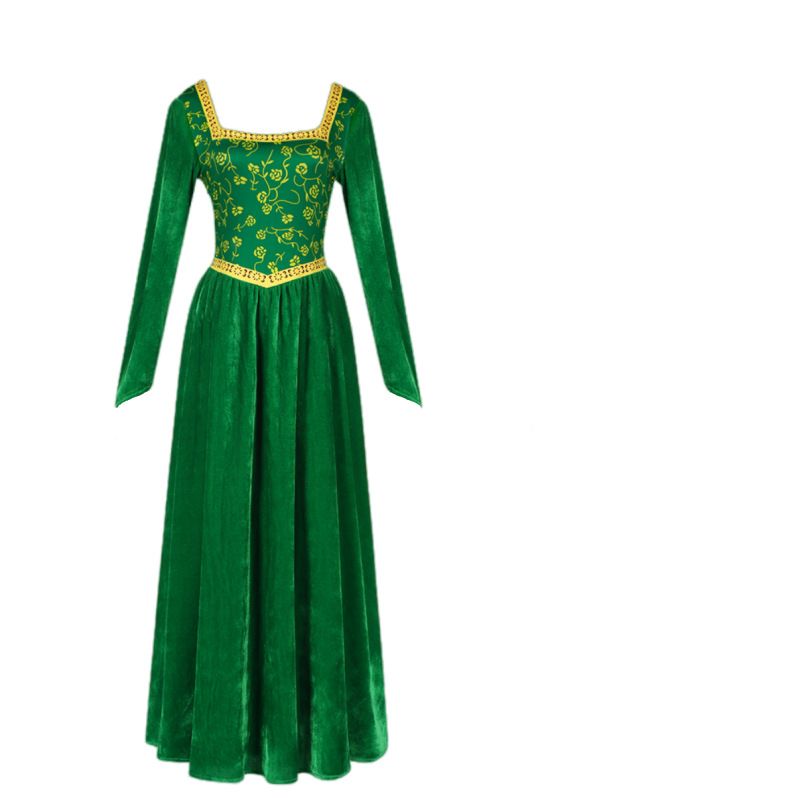 Elegant Princess Cosplay Dress - Anime Game Costume, Soft Sweet Style, Polyester Blend, S-XXXL, Spring Collection_voghion.com
