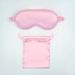 Silk-Like Sleep Mask & Drawstring Bag Set - Wedding Favors Gift (Double-Sided Breathable Luxury Travel Essentials)_voghion.com