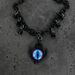Dark Style Demon Eye Necklace Niche Hip-Hop Choker Design High-End Clavicle Chain Unisex Couple Trendy Brand_voghion.com