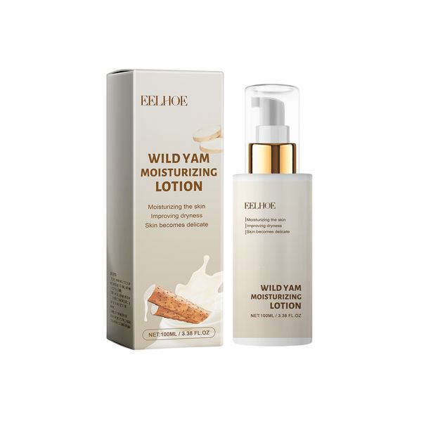 EELHOE Wild Yam Moisturizing Repair Milk, crema idratante e idratante antirughe rinfrescante non grassa per la cura della pelle_voghion.com