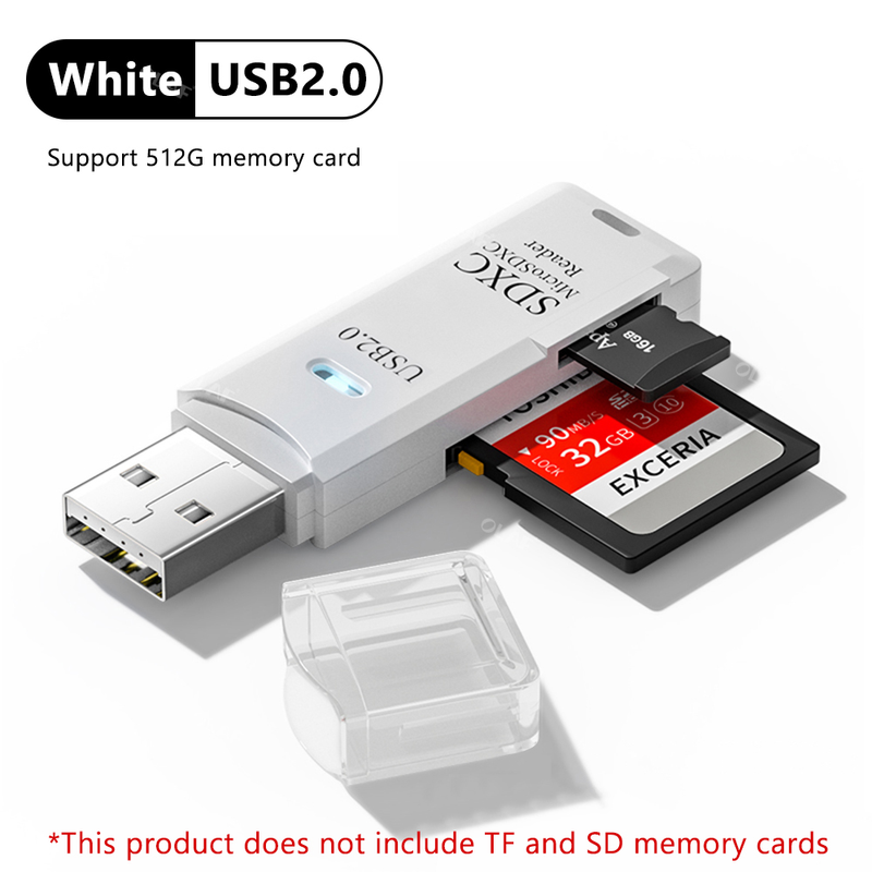 Card Reader 2-in-1 USB 3.0 to Sd Micro Sd Tf Memory Card Adapter for Pc Laptop Accessories Multi Smart Card Re_voghion.com