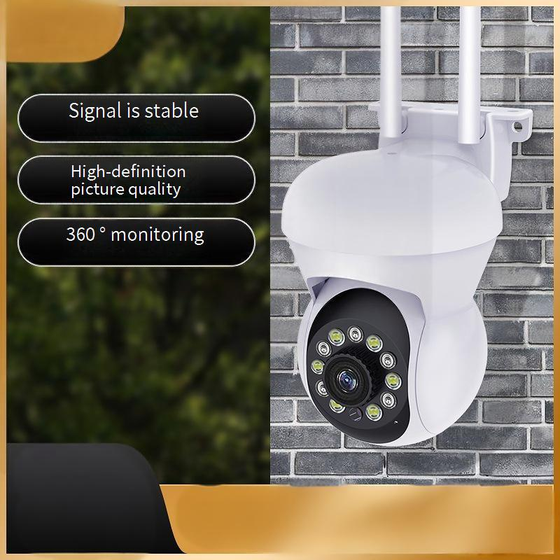 Security Cameras 1080P Surveillance Camera Wireless Wifi Ball Machine 360 Degree Waterproof HD Remote Control Dual Light Night Vision_voghion.com