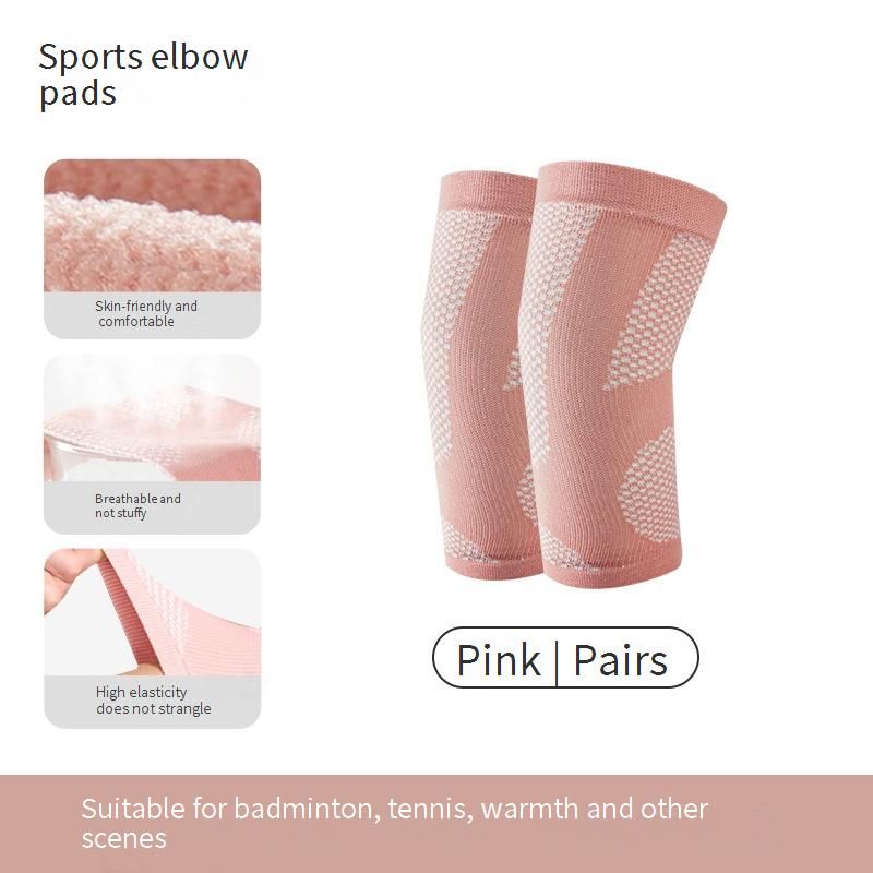Breathable Elbow Support Sleeves For Women - Lightweight & Comfortable Arm Compression Sleeves For Sports, Gym, And Daily Wear (Pair)_voghion.com
