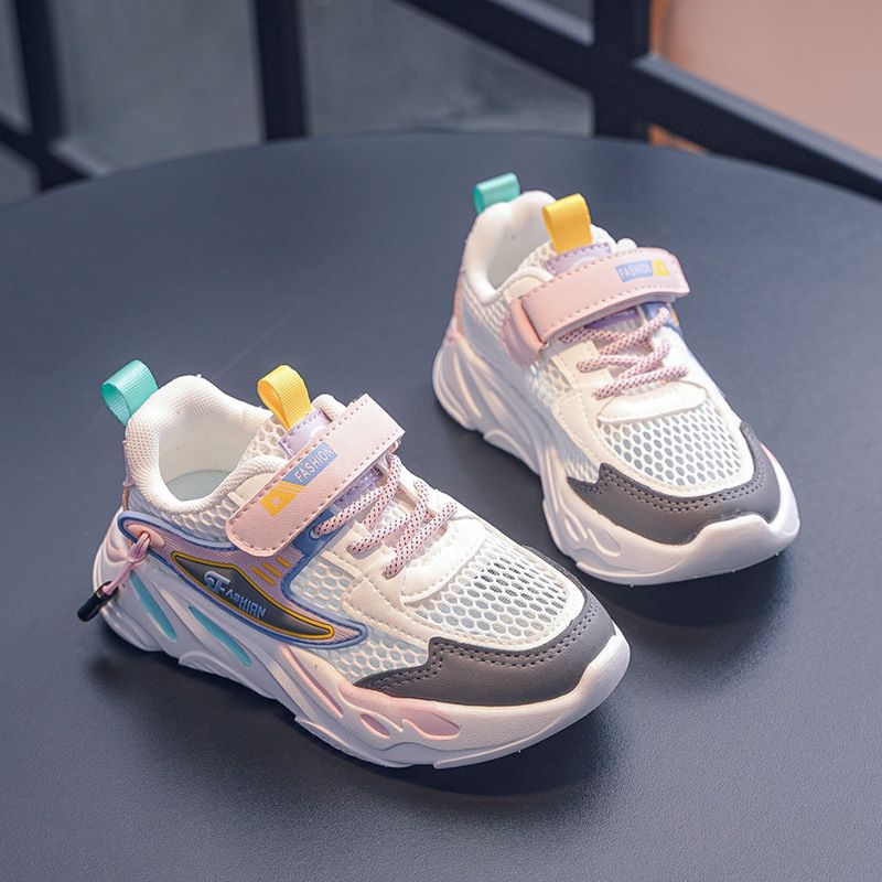Children's Shoes Autumn Sports Shoes Soft Sole Shoes For Middle And Large Children Mesh Non Slip Fashionable Running Shoes_voghion.com