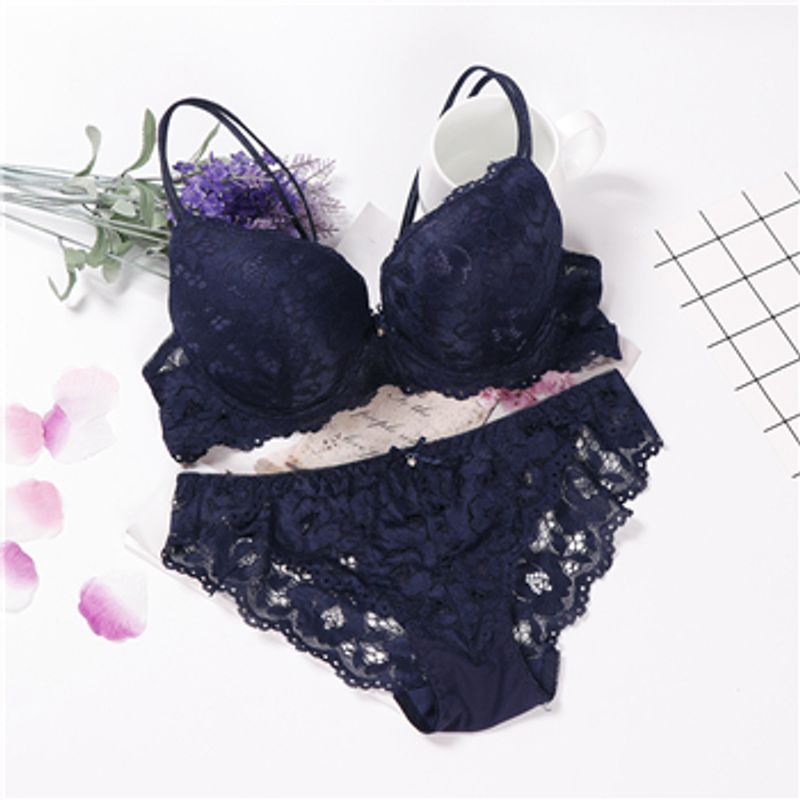 Lingerie Rosa Sujetador Trasparente Set Mutandine E Reggiseno Set Intimo Donna Moda Giapponese Conjunto_voghion.com