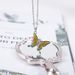 Color changing butterfly necklace warm touch, small cool items with a niche design, perfect for girlfriends and couples_voghion.com