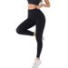 Women's yoga fitness wear high-waisted tummy-control slim-fitting peach butt-lifting sports tights_voghion.com
