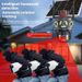 QL24 Three-Screen 360-Degree Wireless Smart WiFi/4G Solar Camera Surveillance Bullet Dome Integrated_voghion.com