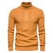 Sweater Men's Turtleneck Casual Knitted Warm Bottom Shirt Men's Pullover Large Size_voghion.com