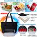 Foldable Lunch Bag With Handle – Lightweight & Compact Insulated Food Carrier For Work, School & Picnics (Black)_voghion.com