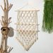 Handgewebtes Aufbewahrungsregal aus Makramee, Wandteppich, Buch-/Magazinnetz, Taschenregal für böhmische Dekoration, Boho-Dekor, Ornament, Wohnzimmer_voghion.com