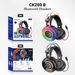 Nowe słuchawki do gier CK200B Bluetooth RGB Light montowane na głowie, przeznaczone do komputerów_voghion.com