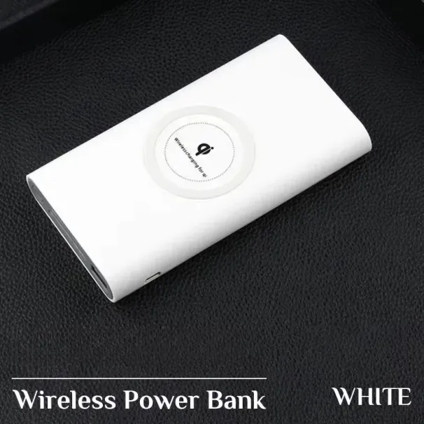 New QI Portable Ultra-thin Bank, 20,000 MAh, Practical Three-in-One Wireless Charging, Mobile Power Supply_voghion.com