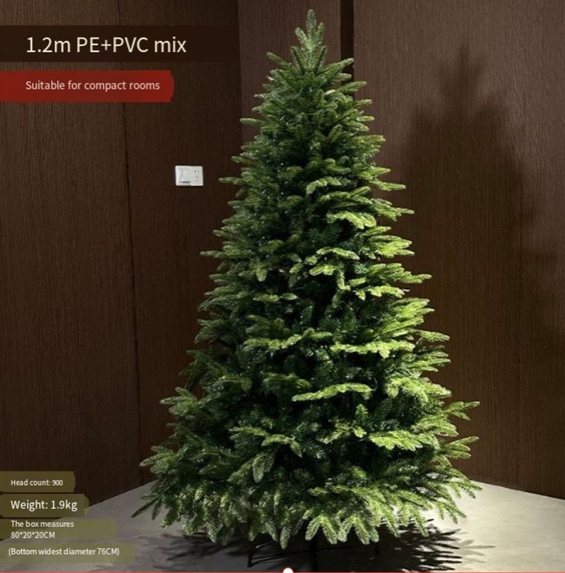 Decorațiuni de Crăciun pentru casă, model PE, simulare criptată mare, pentru familie, pentru brad de Crăciun_voghion.com