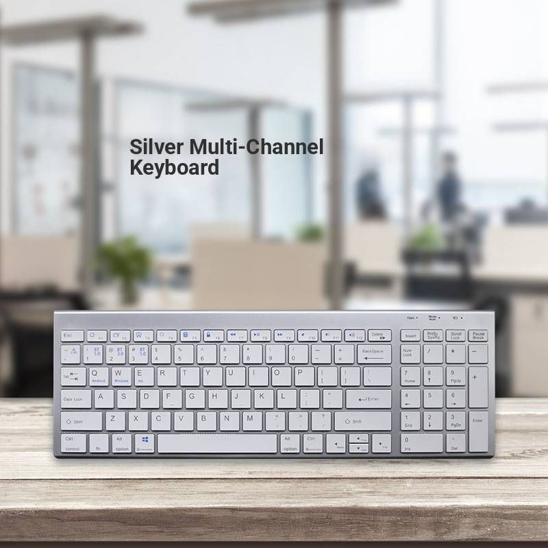 Ergonomic Wireless Keyboard & Mouse Combo – 2.4G Bluetooth Dual Mode, 1600DPI Precision, Waterproof Design For PC/Laptop/Tablet_voghion.com