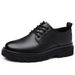 European Warm Series 2025 New Business Casual Men's Autumn Winter Breathable Soft Sole Comfortable Loafers Formal Leather Shoes_voghion.com
