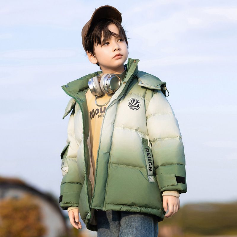 kid's clothing Gradient boys in the long thick warm coat winter_voghion.com