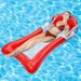 Inflatable PVC Hammock & Water Float - Heavy-Duty Mesh Pool Lounger For Swimming Sunbathing And Relaxation_voghion.com